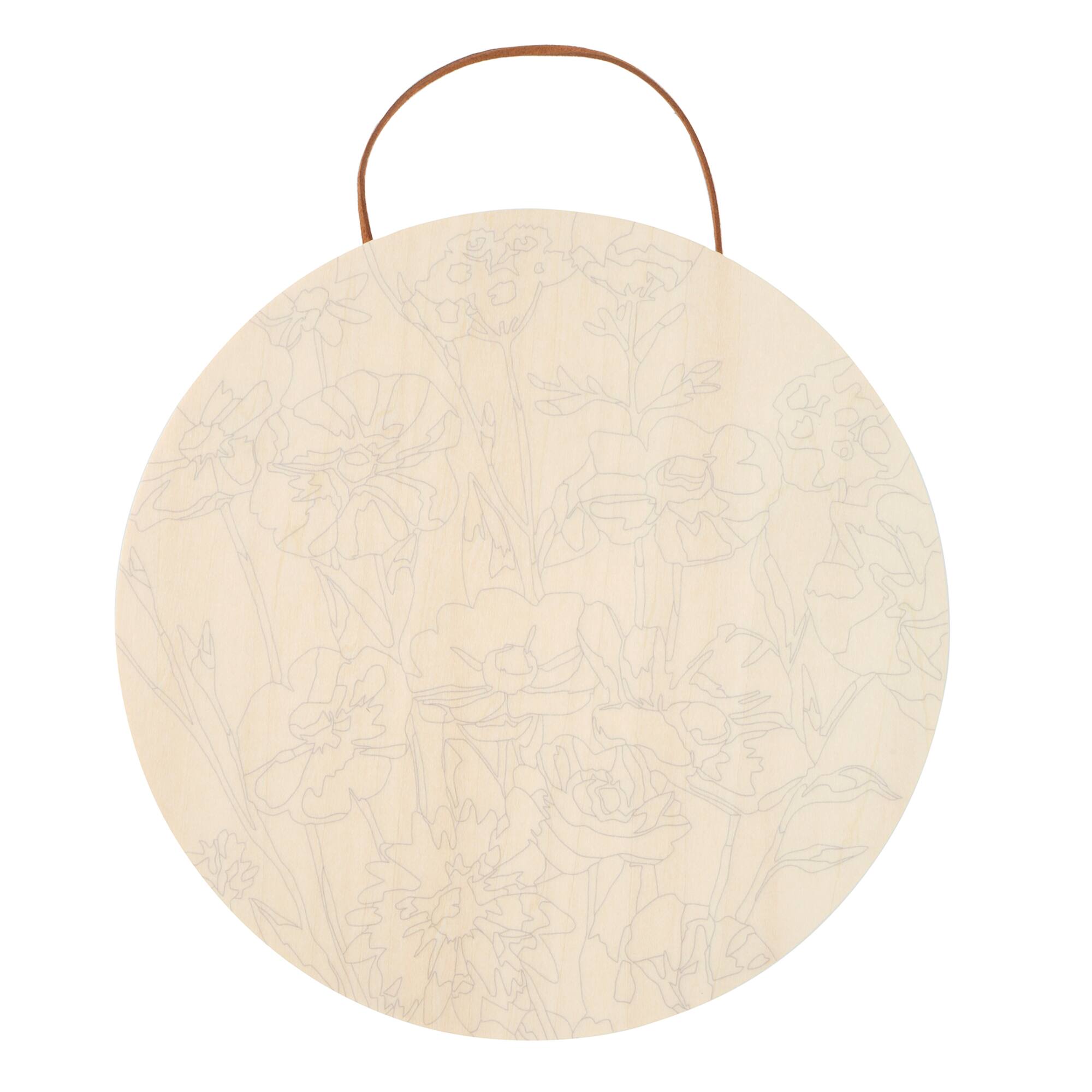 Flower Bouquet Paint-by-Number Plywood Surface Kit by Artist's Loft®